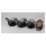 Flambeau Resin Decoy Ducks / 4 Pc
