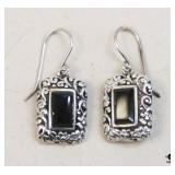 Sterling Silver Earrings w/ Stones