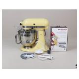 Kitchen Aid Artisan Stand Mixer with Attachments