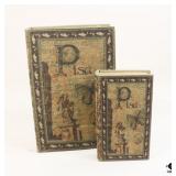 Decorative Book Boxes / 2 Pc
