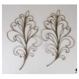 Metal Wall Decor / 2 pc