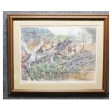 "Peeking through the Brush" Print by George Bevill