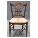 French Style Dining Chair w/Wicker Seat