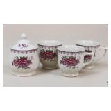 George Briard "Colonial Rose" Dishware / 4 Pc