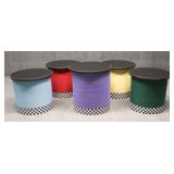 Decorative End Tables / 5 pc