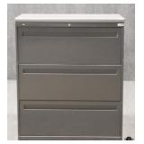 Hon 3-Drawer Metal Filing Cabinet