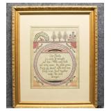 Vintage Scherenschnitte Scissor Cut Print