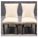 Pair of Upholstered Dining Chairs