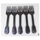 Large Wood Wall Decor-Forks / 5 Pc
