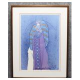 "La Mirada" Print Signed Amado Maurillio Pena