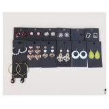 Costume Earrings/ 14 Pc