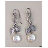 Sterling Silver & Pearl Earrings
