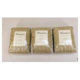 3 Curtain Panels - 96" Monaco Polo Stripe