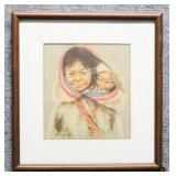 Vintage "Baffin Island Sisters" Print by Francis