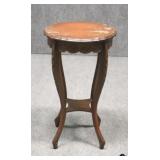 Carved Wood Side Table