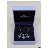 Wedgwood Sterling Silver Earring & Necklace set