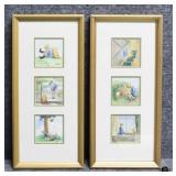 Classic Pooh Art Prints 2/PC