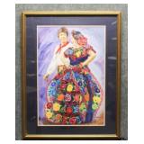 "Juan y Juanita" Original Watercolor by D.Mahavier