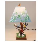 Joyous Gathering Sculpted Songbird Lamp $200