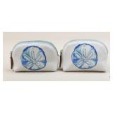 Sand Dollar Design Coin Purses / 2 Pc