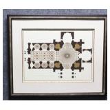 John Richard Print "French Marguetry II"