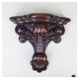 Carved Wood Corbel  Shelf