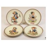 M.J. Hummel/Goebel Annual Plates / 4 Pc