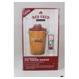 Red Shed Ice Cream Maker W/Accessories