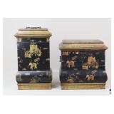 Hinged Wine Box & Small Trunk