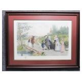 'Sunday Morning in Sleepy Hallow' Etching Print