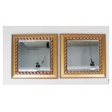Wall Mirrors/ 2 Pc