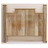 Queen Size Reclaimed Wood Headboard