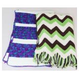 Handmade Afghans / 2 pc