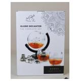 Bonza Roo  Globe Whiskey Decanter Set