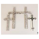 Cross Wall Decor / 4 Pc