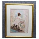 'Eagerly Waiting' Print by Lois V. Babb