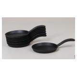 Individual Mini 5' Cast Iron Pans / 7 Pc