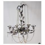 Metal & Crystal Chandelier