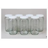 Harvest Time Glass Jars / 7 Pc