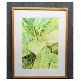 'Croton' Original Watercolor by Kirby Attwell