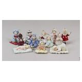 Ashton Drake Figurine Ornaments / 12 Pc