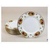 Royal Albert 'Old Country Roses' Plates / 11Pc