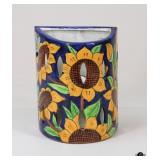 Talavera Sunflower Ceramic Sconce