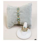 Stella & Dot Cuff Bracelet and Ring