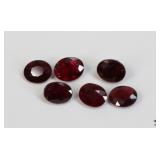 Ruby Gemstones 2.85 ct/ 6 pc