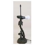 Quoizel Resin Table Lamp W/Bronze-Tone Finish
