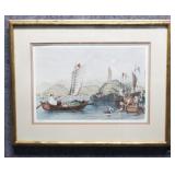 'Allom's China' Vintage Hand Colored Engraving