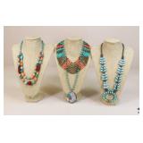 Costume Necklaces / 4 pc