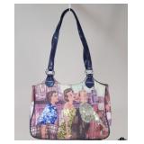 Prezzo Printed Image Purse W/Sequins