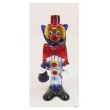 Art Glass Clown Figurine